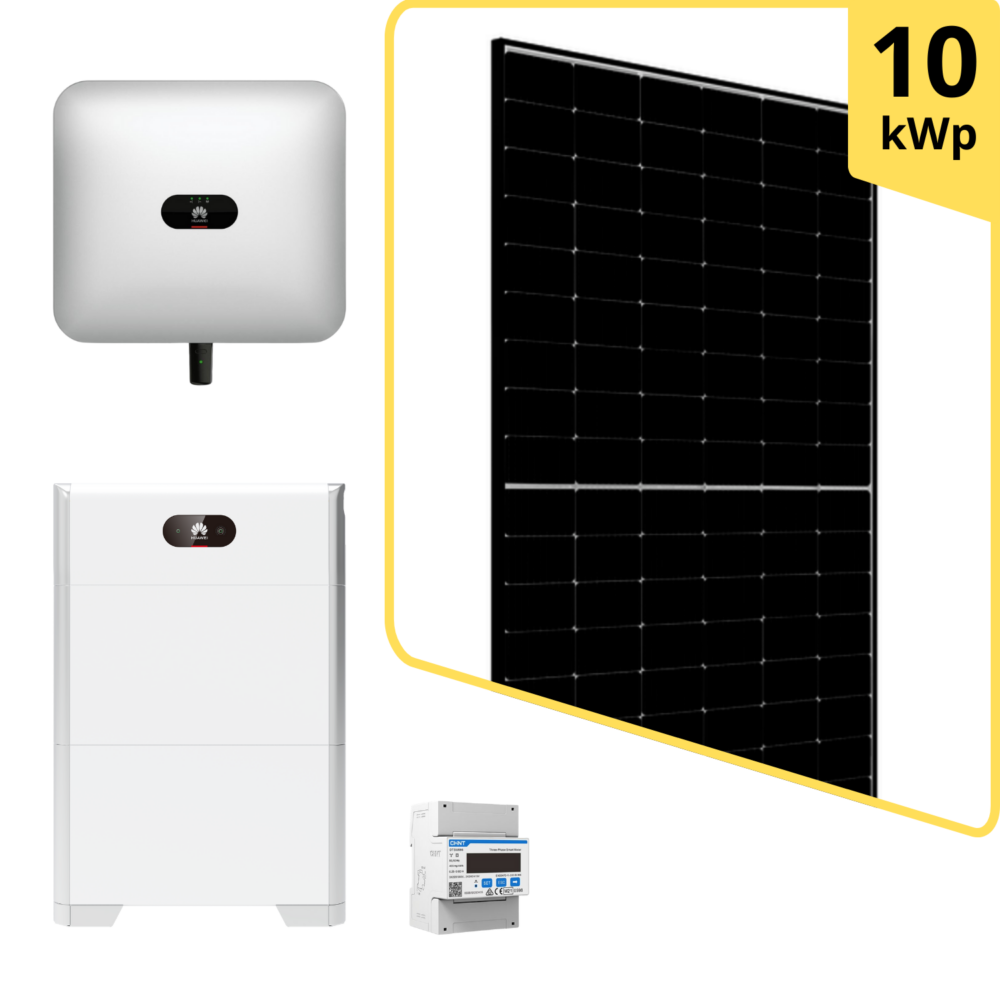 PV Komplettpaket JA Solar 420W - Huawei SUN2000 10KTL-M1 - Huawei LUNA2000 10kWh - Huawei Smartmeter