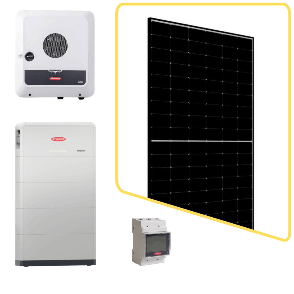 komplettpaket 10kwp mit 12.6kwh speicher (fronius/reserva)