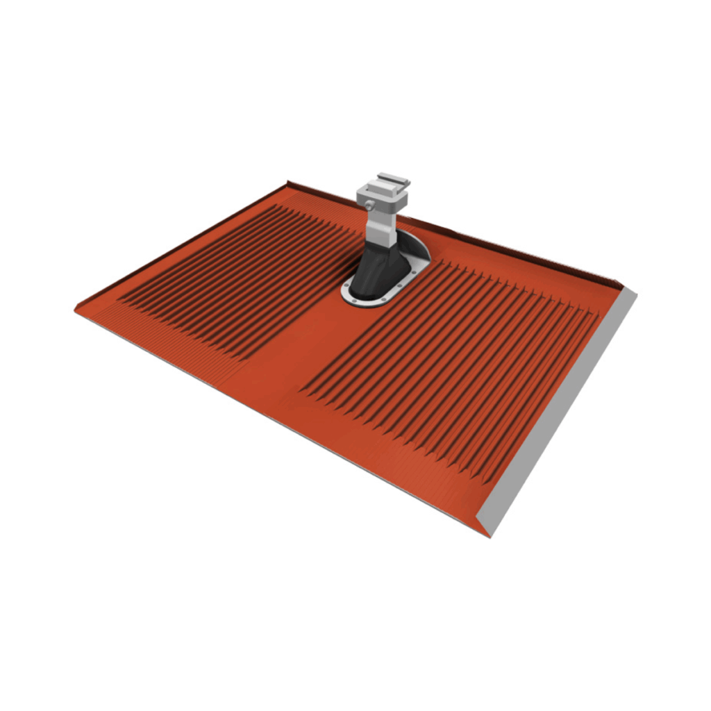 sl rack flexibler dachersatzziegel alpha platte, ziegelrot