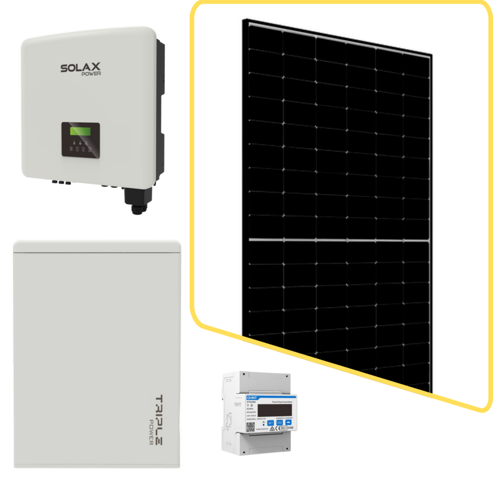 komplettpaket 12kwp mit 11.6kwh speicher (solax)